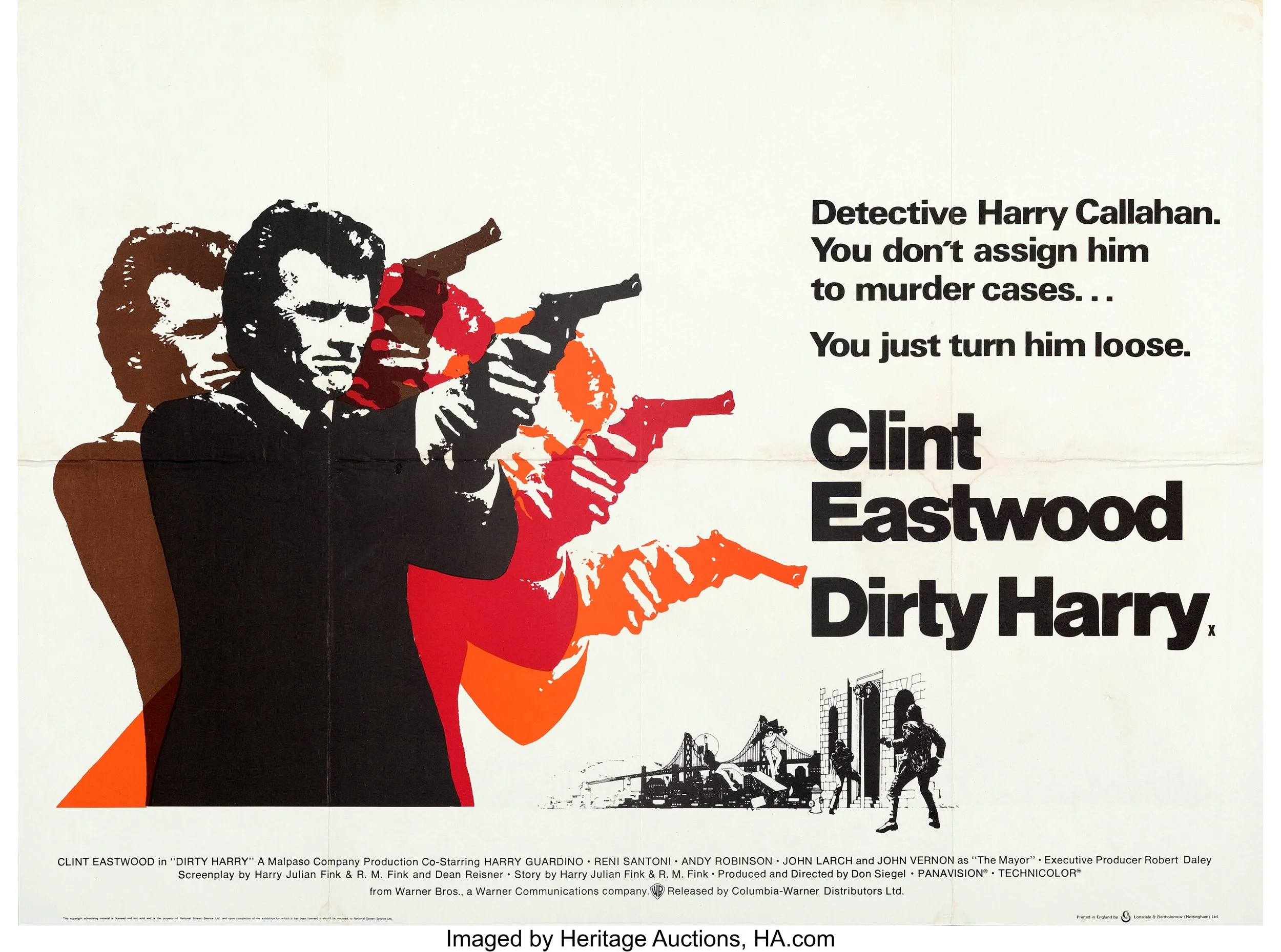 Dirty Harry Portrait — Gallery Retro | Buy Fine Art Prints